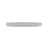 Shah Luxury 14K White Gold Diamond Wedding Band photo