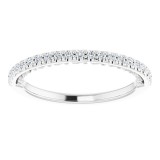 14K White 1/5 CTW Diamond Anniversary Band photo 3