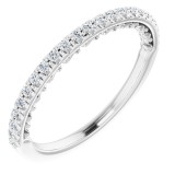 14K White 1/5 CTW Diamond Anniversary Band photo