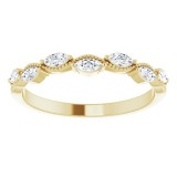 14K Yellow 1/3 CTW Diamond Anniversary Band photo 3