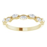 14K Yellow 1/3 CTW Diamond Anniversary Band photo 3