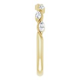 14K Yellow 1/3 CTW Diamond Anniversary Band photo 4