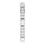 14K White 2.5 mm Round 1/2 CTW Diamond Anniversary Band photo 4