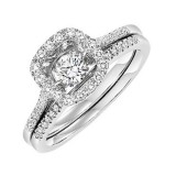 Gems One 14KT White Gold & Diamond Rhythm Of Love Fashion Ring   - 1/2 ctw photo