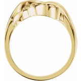 14K Yellow Metal Fashion Ring photo 2