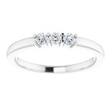 14K White 1/5 CTW Diamond Anniversary Band photo 3