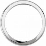 Platinum #13 Tapered Bombu00e9 Solstice Solitaireu00ae Matching Band for 1.5-2 CT photo 2