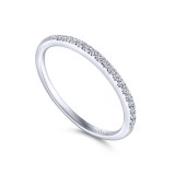 Gabriel & Co. 14k White Gold Contemporary Anniversary Wedding Band photo 3