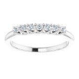 14K White 1/5 CTW Diamond Anniversary Band photo 3