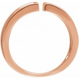 14K Rose Negative Space Ring photo 2