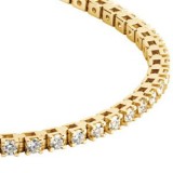 14K Yellow 3 1/2 CTW Diamond Line 7 1/4 Bracelet photo 2