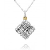 Vahan 14k Gold & Sterling Silver Pendant photo