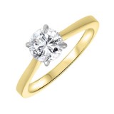 Gems One 14Kt White Yellow Gold Diamond (1Ctw) Ring photo