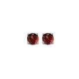 Gems One 14Kt White Gold Garnet (1/2 Ctw) Earring photo