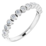 14K White 1/4 CTW Diamond Ring photo