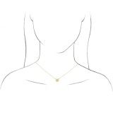 14K Yellow .04 CTW Diamond Star 16-18  Necklace photo 3