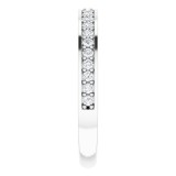14K White 1/3 CTW Diamond Anniversary Band photo 4