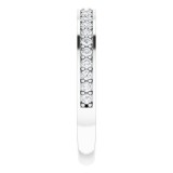 14K White 1/3 CTW Diamond Anniversary Band photo 4