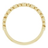 14K Yellow 1/8 CTW Diamond Anniversary Band photo 2