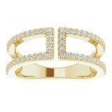 14K Yellow 1/3 CTW Diamond Ring photo 3