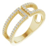 14K Yellow 1/3 CTW Diamond Ring photo