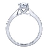 Gabriel & Co 14K White Gold Jamie Solitaire Diamond Engagement Ring photo 2
