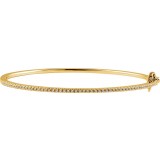 14K Yellow 1/2 CTW Diamond Pavu00e9' 7 Bracelet photo