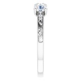 14K White 3/4 CTW Diamond Anniversary Band photo 4