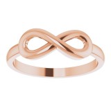 14K Rose Infinity-Inspired Ring photo 3
