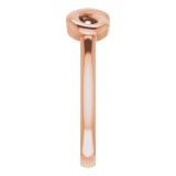 14K Rose Infinity-Inspired Ring photo 4