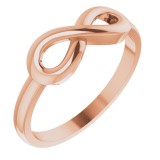14K Rose Infinity-Inspired Ring photo