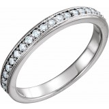 14K White 1/3 CTW Diamond Anniversary Band photo