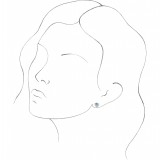 14K White Aquamarine & 1/6 CTW Diamond Earrings photo 4