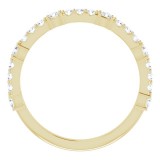 14K Yellow 1/2 CTW Diamond Anniversary Band photo 2