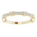 14K Yellow 1/2 CTW Diamond Anniversary Band photo 3