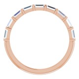 14K Rose 1/3 CTW Diamond Anniversary Band photo 2
