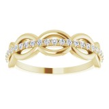 14K Yellow 1/5 CTW Diamond Anniversary Band photo 3