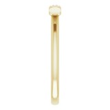 14K Yellow 1/10 CTW Diamond Bar Ring photo 4
