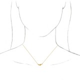 14K Yellow Scattered Bead 18 Necklace photo 3