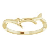 14K Yellow Branch Ring photo 3