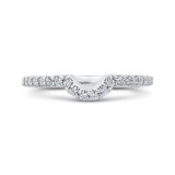 Shah Luxury Round Diamond Half-Eternity Wedding Band In 14K White Gold photo