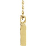 14K Yellow Petite Cross 16-18 Necklace photo 2