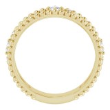 14K Yellow 1/5 CTW Diamond Anniversary Band photo 2