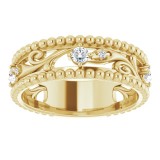 14K Yellow 1/5 CTW Diamond Anniversary Band photo 3