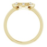 14K Yellow .06 CTW Diamond Matching Band photo 2