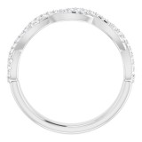 14K White 1/5 CTW Diamond Anniversary Band photo 2