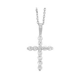 Gems One 14Kt White Gold Diamond (1/10 Ctw) Pendant photo