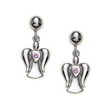 Sterling Silver Sapphire Angel earrings photo