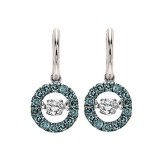 Gems One 14KT White Gold & Diamond Rhythm Of Love Fashion Earrings  - 1/5 ctw photo