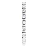 14K White 1/3 CTW Diamond Beaded Anniversary Band photo 4